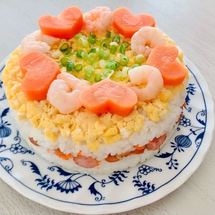 お寿司ケーキ レシピ 作り方 By かんちゃんgogo 楽天レシピ